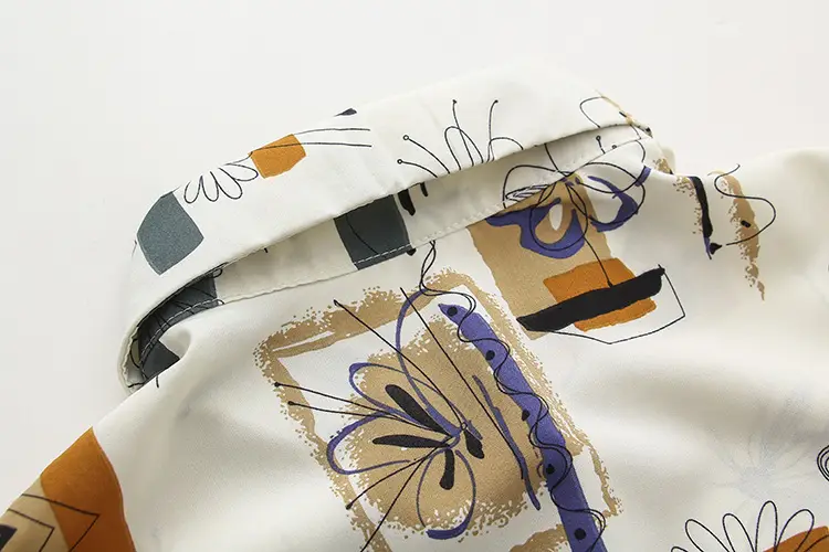 Women's Retro Hong Kong Style Shirt 2023 New Spring Summer Korean Style Loose Design — feature 14