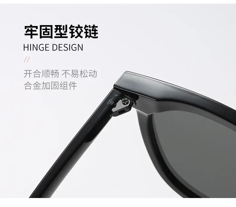 2021 New Wu Lei Sunglasses White Black Gray Large Frame — feature 18
