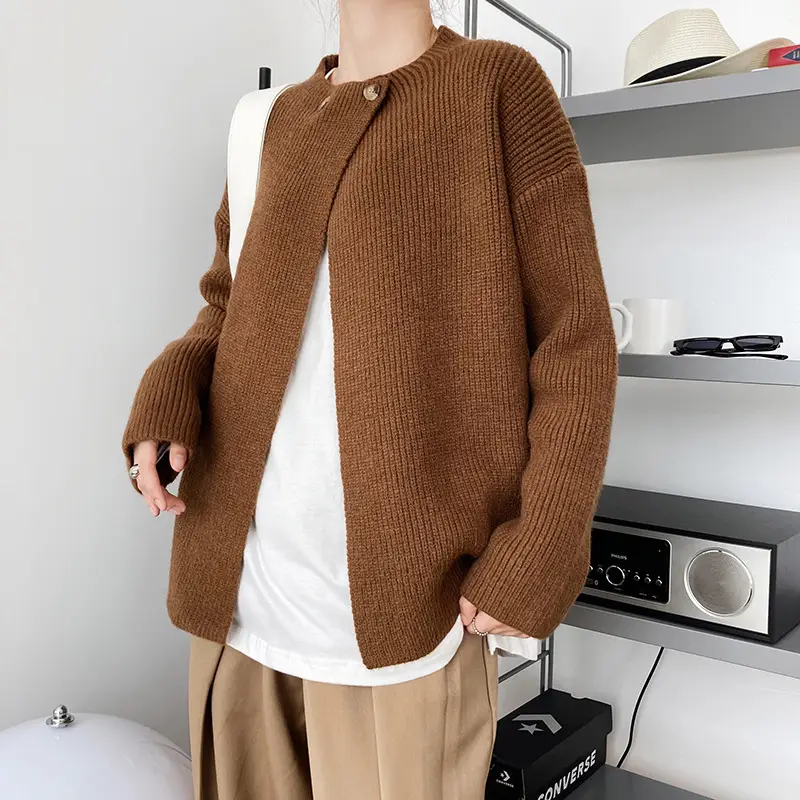 Women Linen Cardigan Sweater Spring Autumn Loose Long Sleeve — feature 32