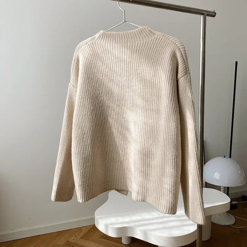 Women Linen Cardigan Sweater Spring Autumn Loose Long Sleeve — feature 36