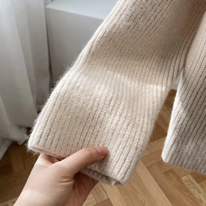 Women Linen Cardigan Sweater Spring Autumn Loose Long Sleeve — feature 39