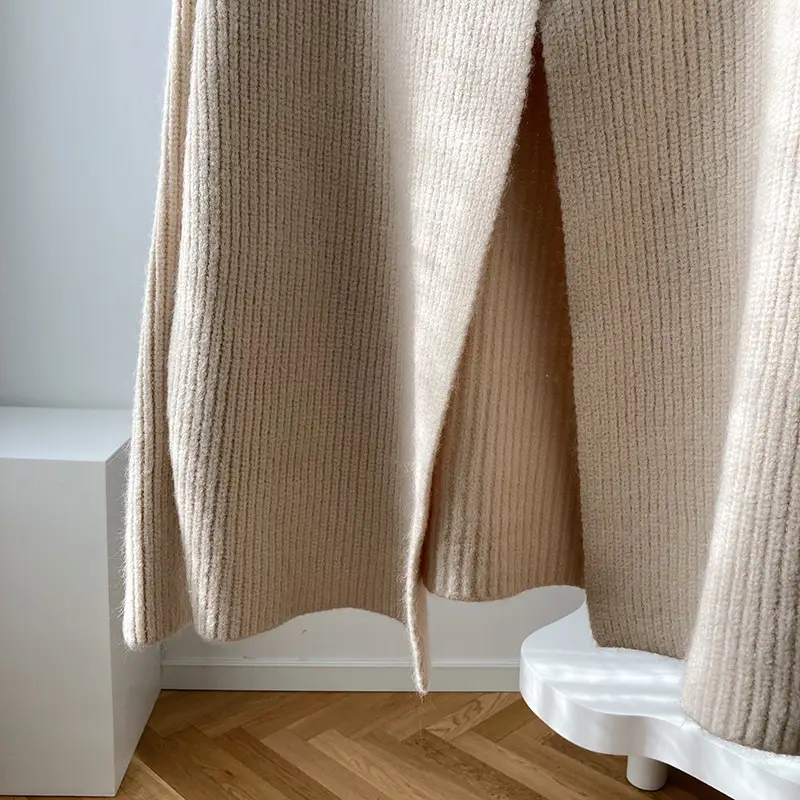 Women Linen Cardigan Sweater Spring Autumn Loose Long Sleeve — feature 41