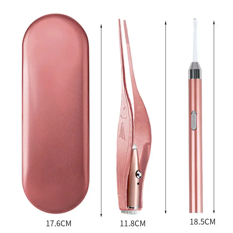 Rechargeable Ear Scoop with LED Light & Tweezers - Image 7