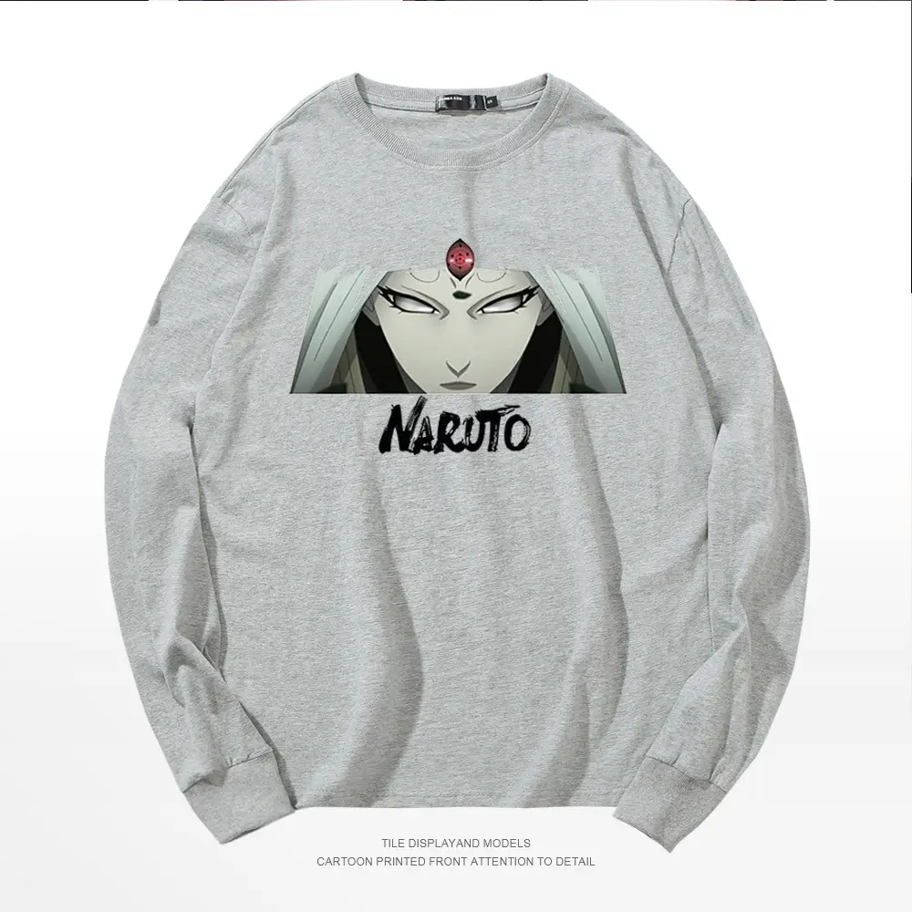 Naruto Graphic Cotton Crew T-Shirt Blue - Image 7