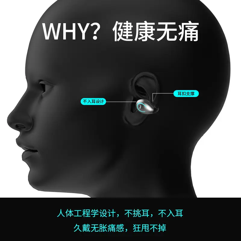 True Wireless Bluetooth Headset with Blue Light - Image 12