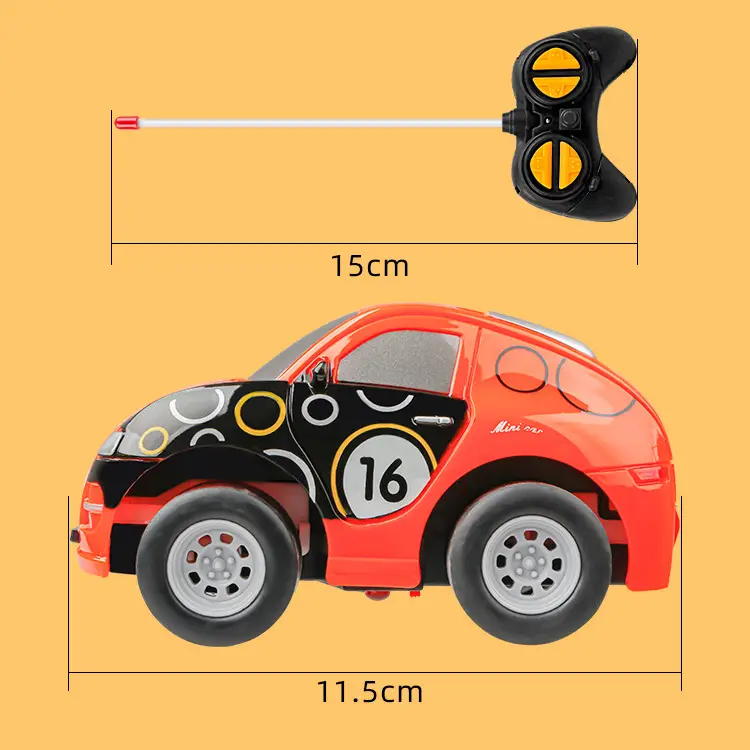 Cross-border new product children's four-way 1:43 wireless electric remote control toy car boy simulation cartoon car model