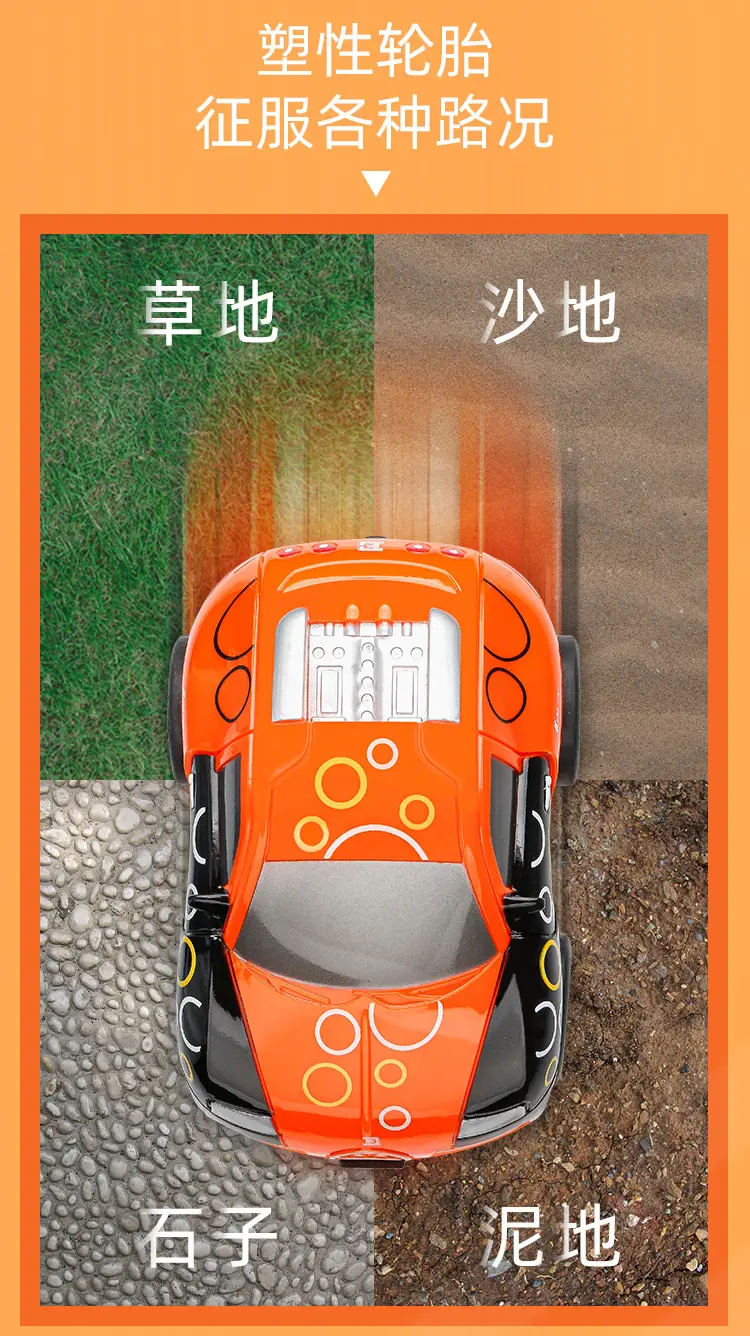 Cross-border new product children's four-way 1:43 wireless electric remote control toy car boy simulation cartoon car model — feature 18