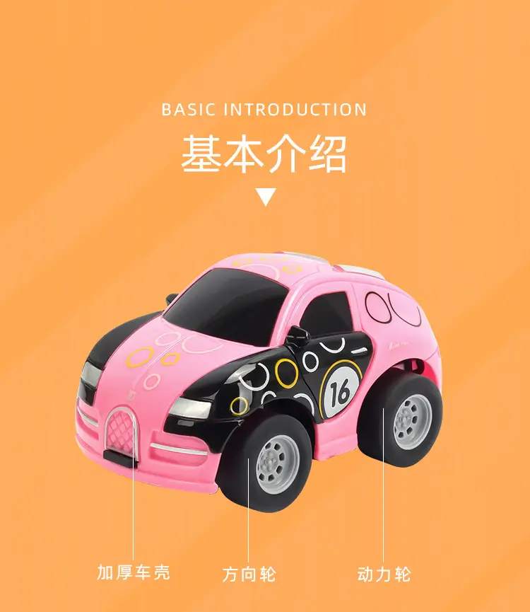 Cross-border new product children's four-way 1:43 wireless electric remote control toy car boy simulation cartoon car model — feature 19