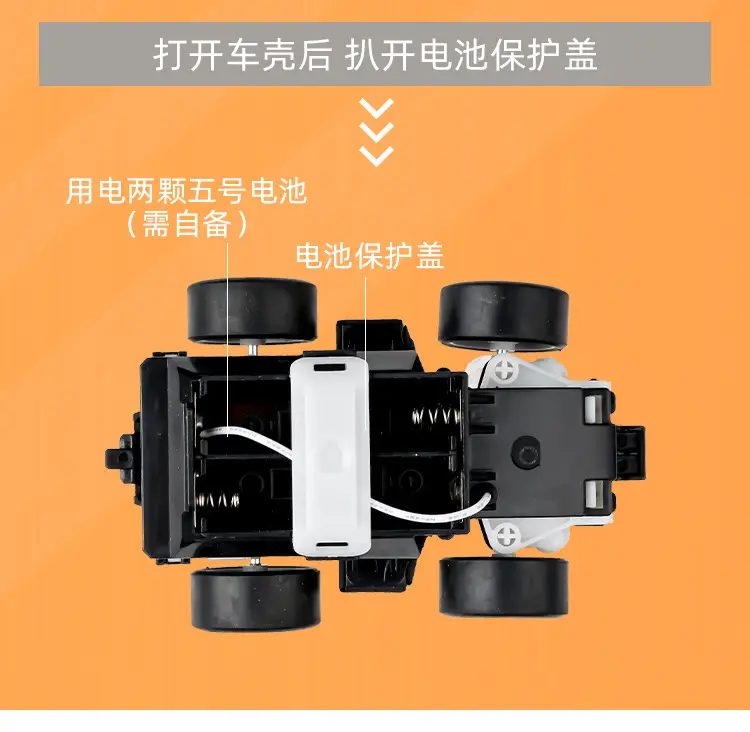 Cross-border new product children's four-way 1:43 wireless electric remote control toy car boy simulation cartoon car model — feature 22