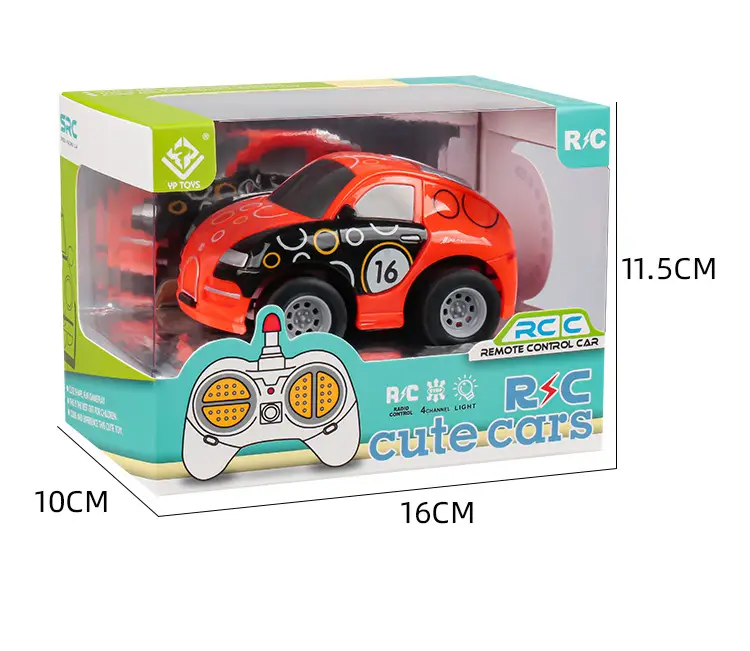 Cross-border new product children's four-way 1:43 wireless electric remote control toy car boy simulation cartoon car model — feature 27