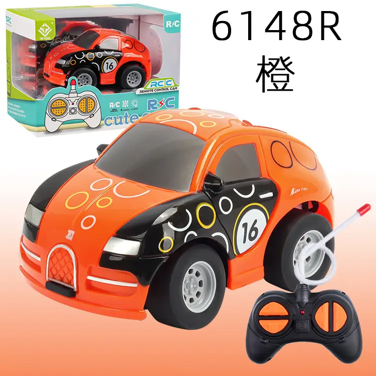 Cross-border new product children's four-way 1:43 wireless electric remote control toy car boy simulation cartoon car model