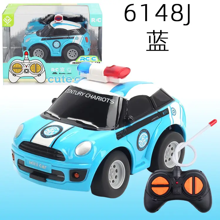 Cross-border new product children's four-way 1:43 wireless electric remote control toy car boy simulation cartoon car model