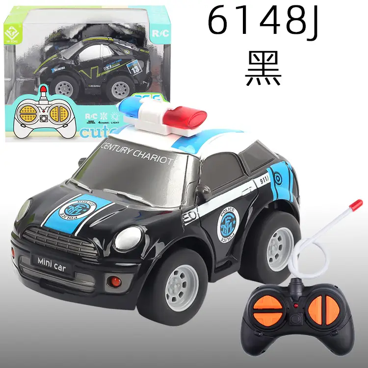 Cross-border new product children's four-way 1:43 wireless electric remote control toy car boy simulation cartoon car model