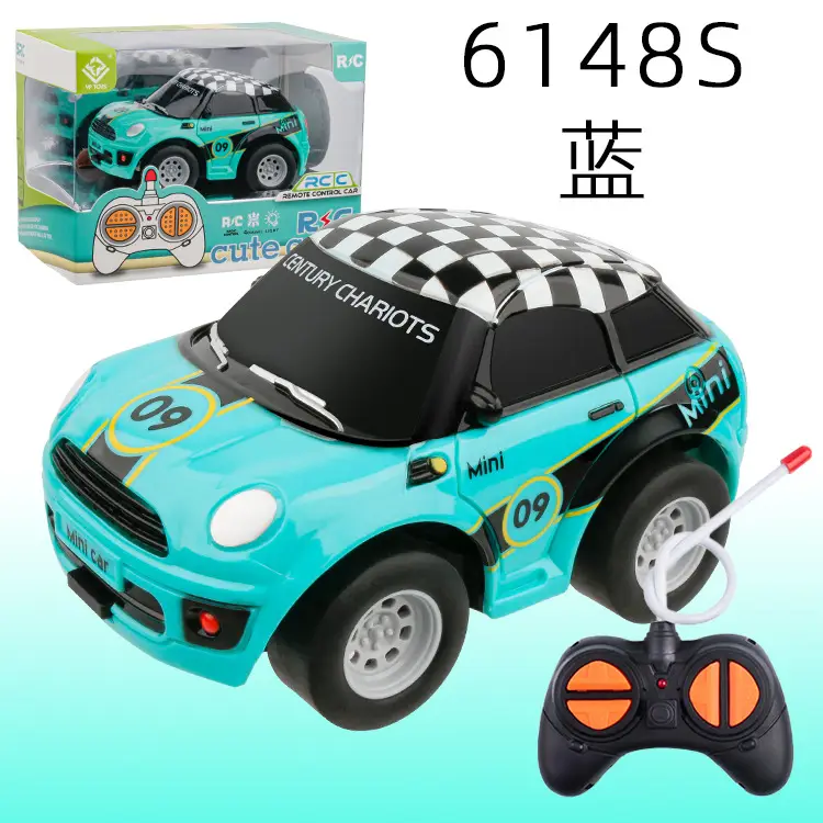 Cross-border new product children's four-way 1:43 wireless electric remote control toy car boy simulation cartoon car model