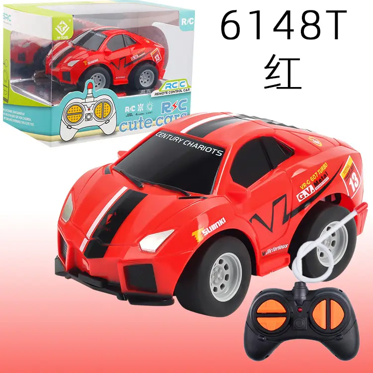 Cross-border new product children's four-way 1:43 wireless electric remote control toy car boy simulation cartoon car model