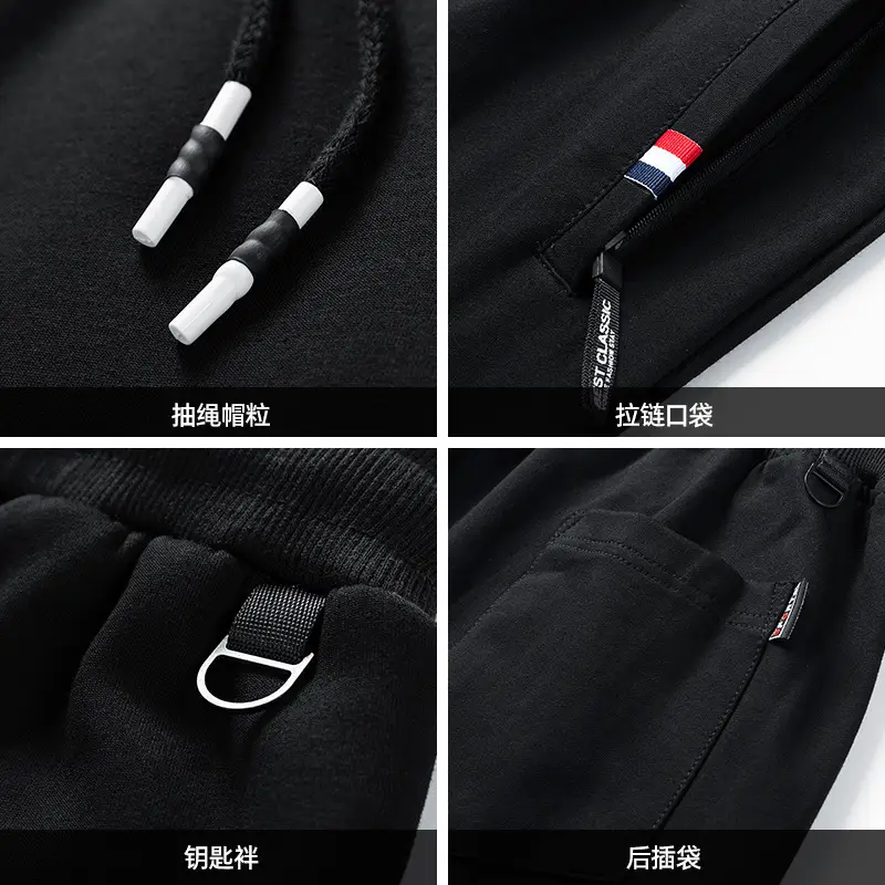Men Grey Fleece Lined Ankle Tied Pants - Image 25
