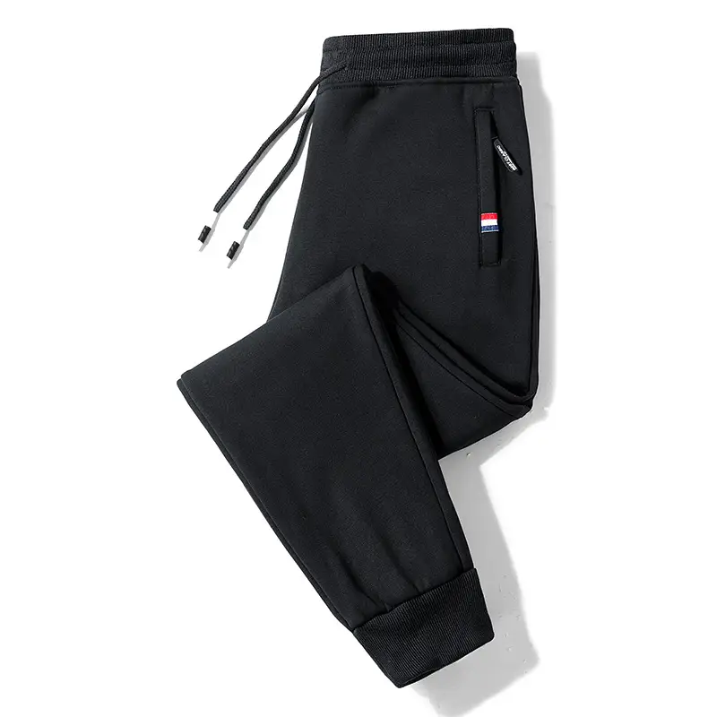 Men's Fleece Lined Grey Sweatpants Plus Large