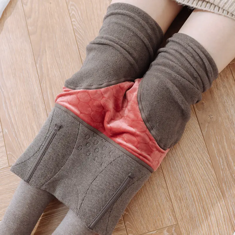 High Waist Belly Contraction Leggings Women Cotton Autumn Winter - Image 33