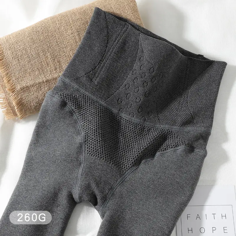 High Waist Belly Contraction Leggings Women Cotton Autumn Winter - Image 14