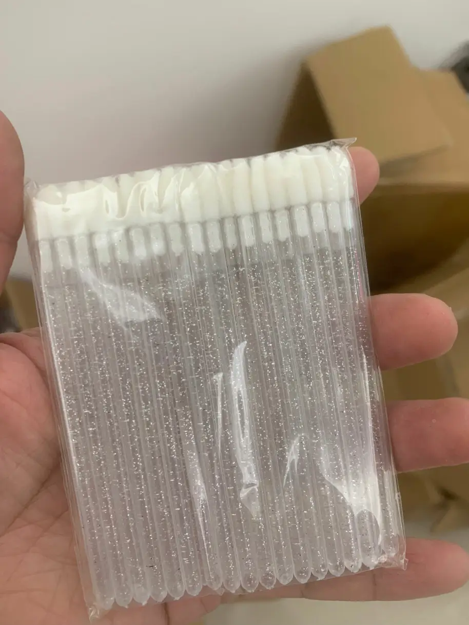Crystal Rod Lip Brush Stick Lip Brush Cotton Swab Beauty Tool - Image 10