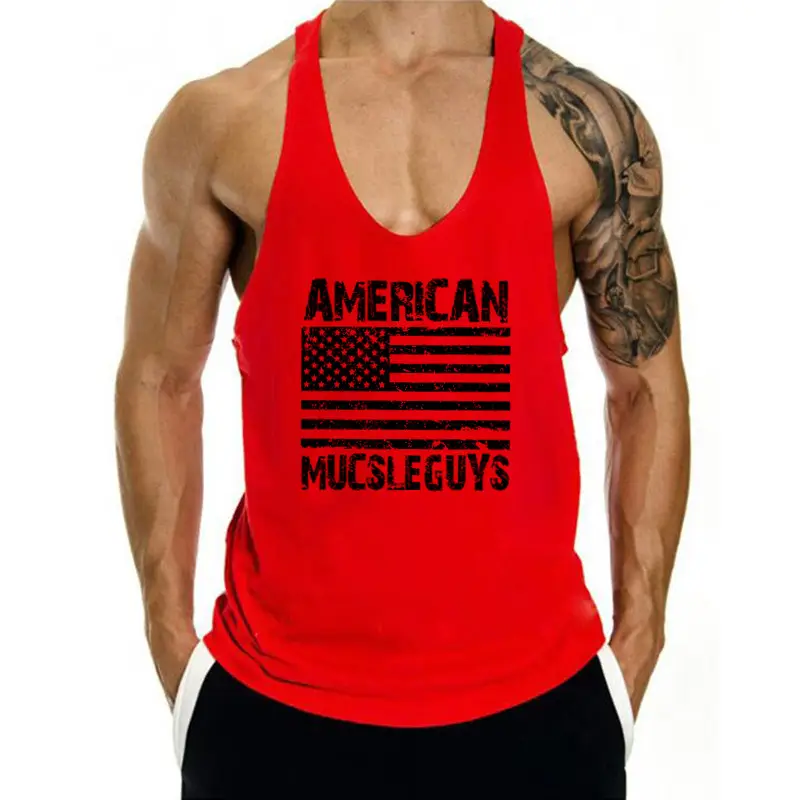American Muscles Guns Muscle Vest Men Slim Fit - Image 3