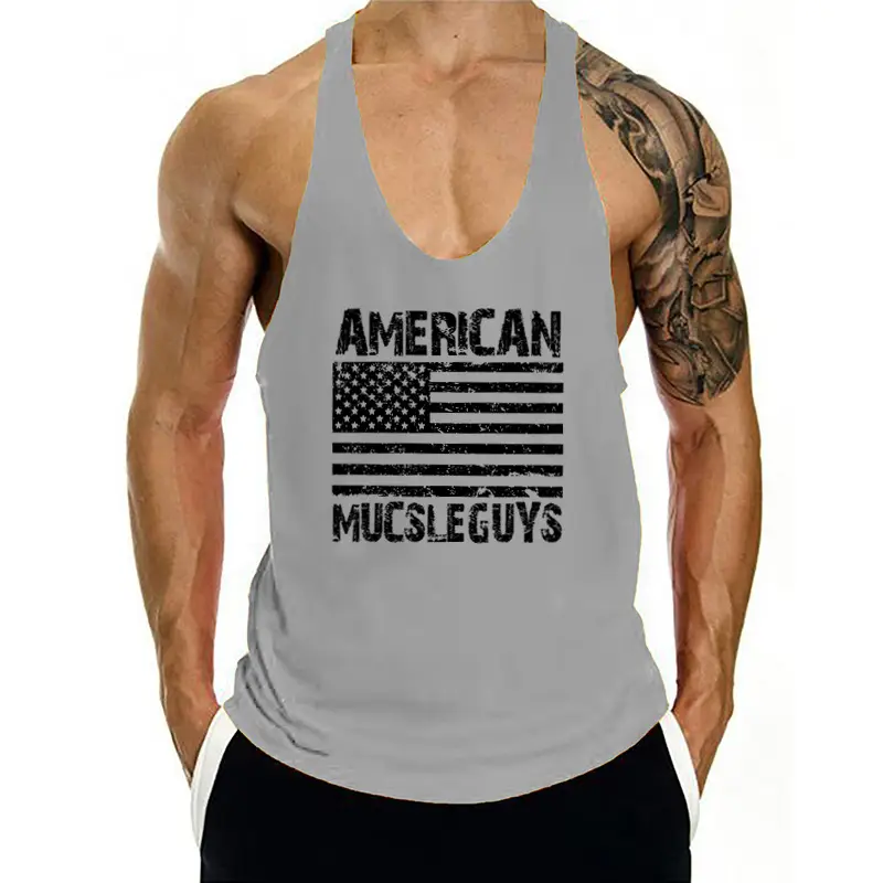 American Muscles Guns Muscle Vest Men Slim Fit - Image 4