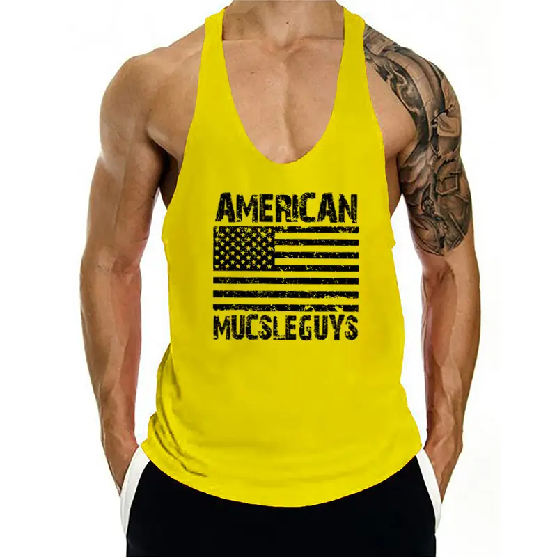 American Muscles Guns Muscle Vest Men Slim Fit - Image 2