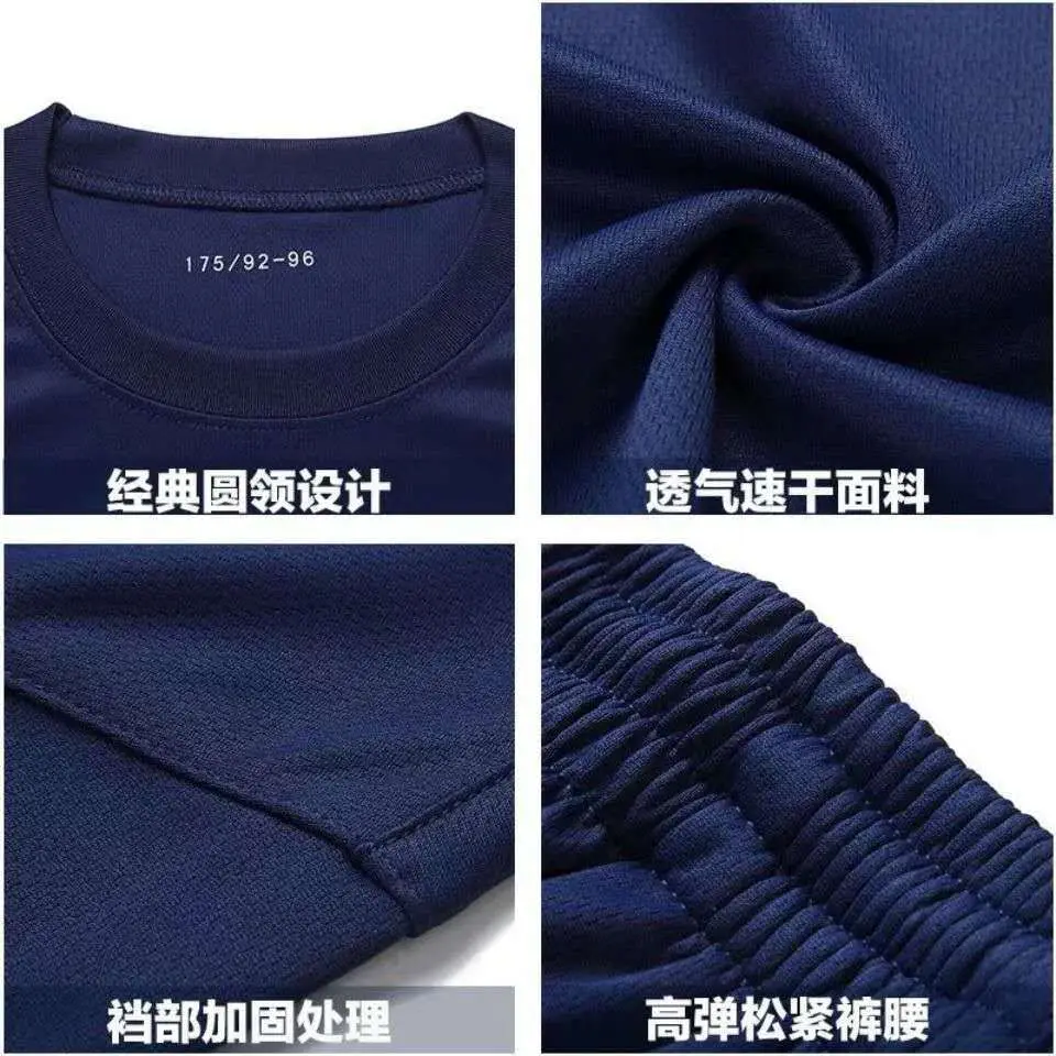 Men Blue Physical Fitness Shorts with Sleeve Band - Image 6