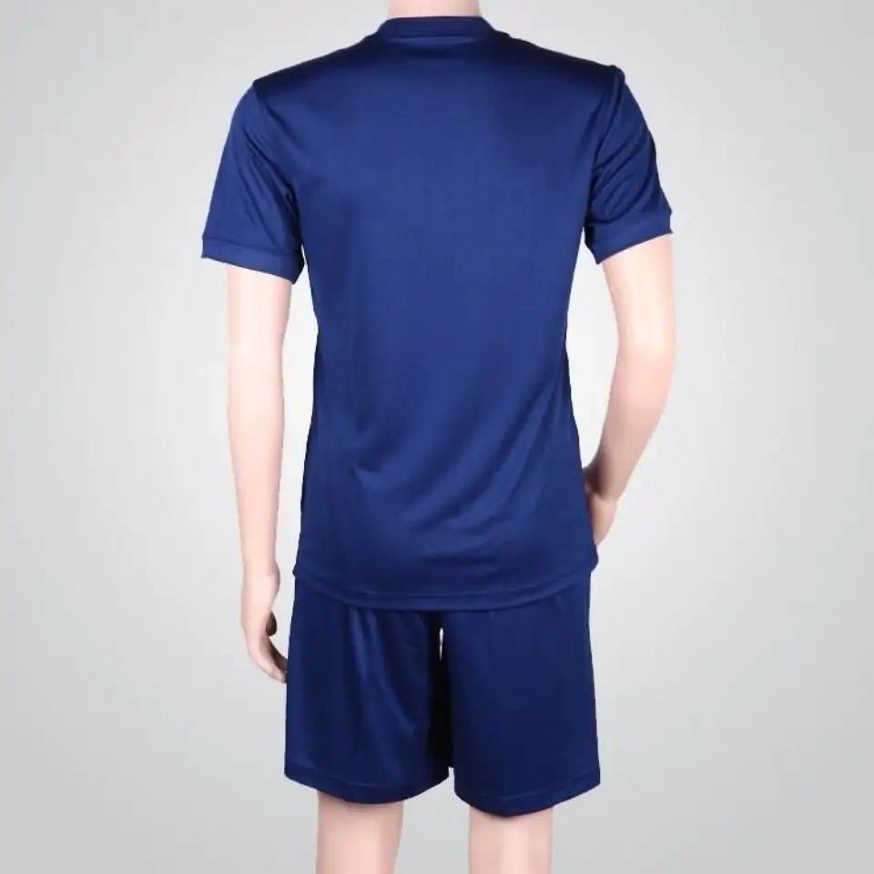 Men Blue Physical Fitness Shorts with Sleeve Band - Image 8