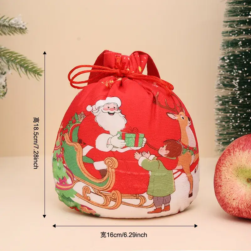 Pink Christmas Candy Bag with 10cm Length - Image 33