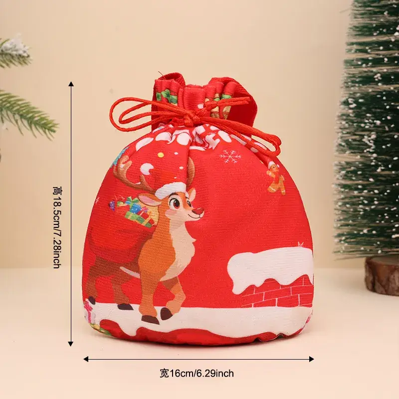 Pink Christmas Candy Bag with 10cm Length - Image 35