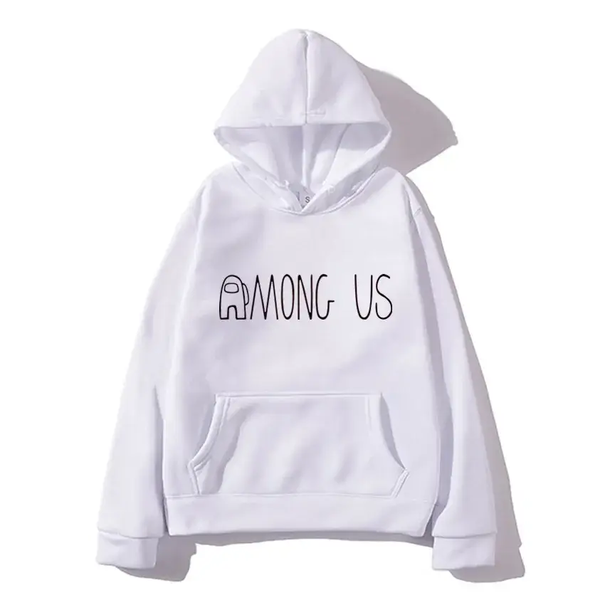 Men's Black Hoodie Among Us Print Long Sleeve - Image 6