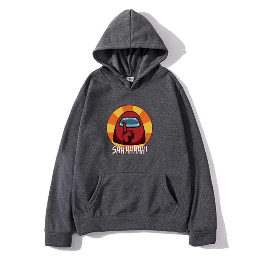Men Hoodie Graphic Print Grey 2021 Hip Hop - Image 15