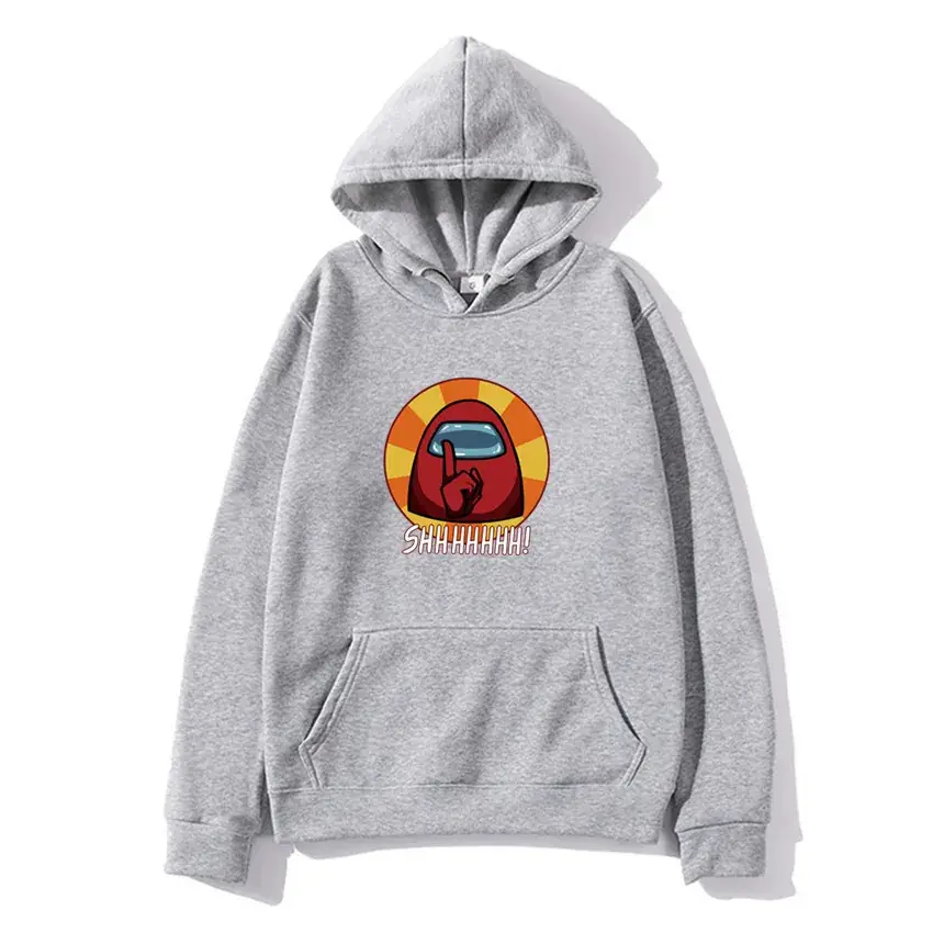 Men Hoodie Graphic Print Grey 2021 Hip Hop - Image 17