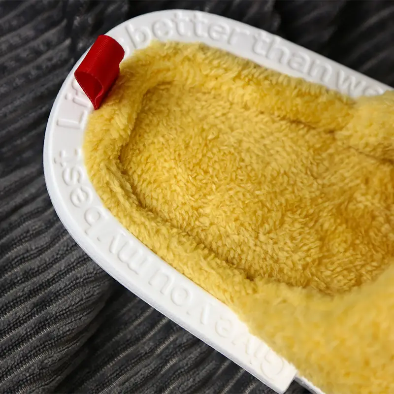 Creative New Winter Smiley Cotton Slippers Thick Bottom Warm Non-slip Wear-resistant Casual Plush Home Indoor Cotton Shoes for Women - Image 10