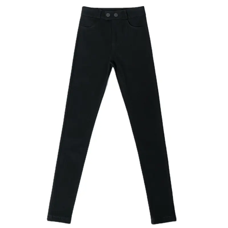 Women Black Slim Leggings Early Autumn High Waist - Image 6