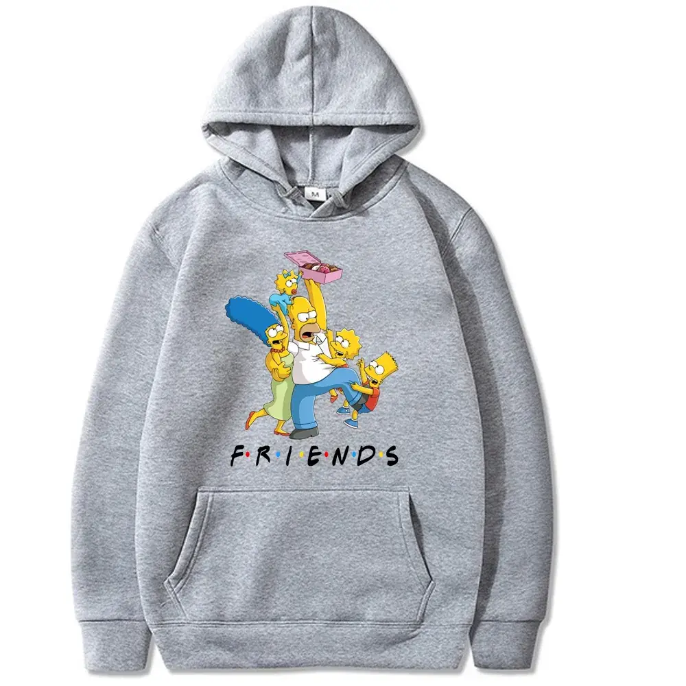 White The Simpsons Hoodie with Bart & Homer Design - Image 10