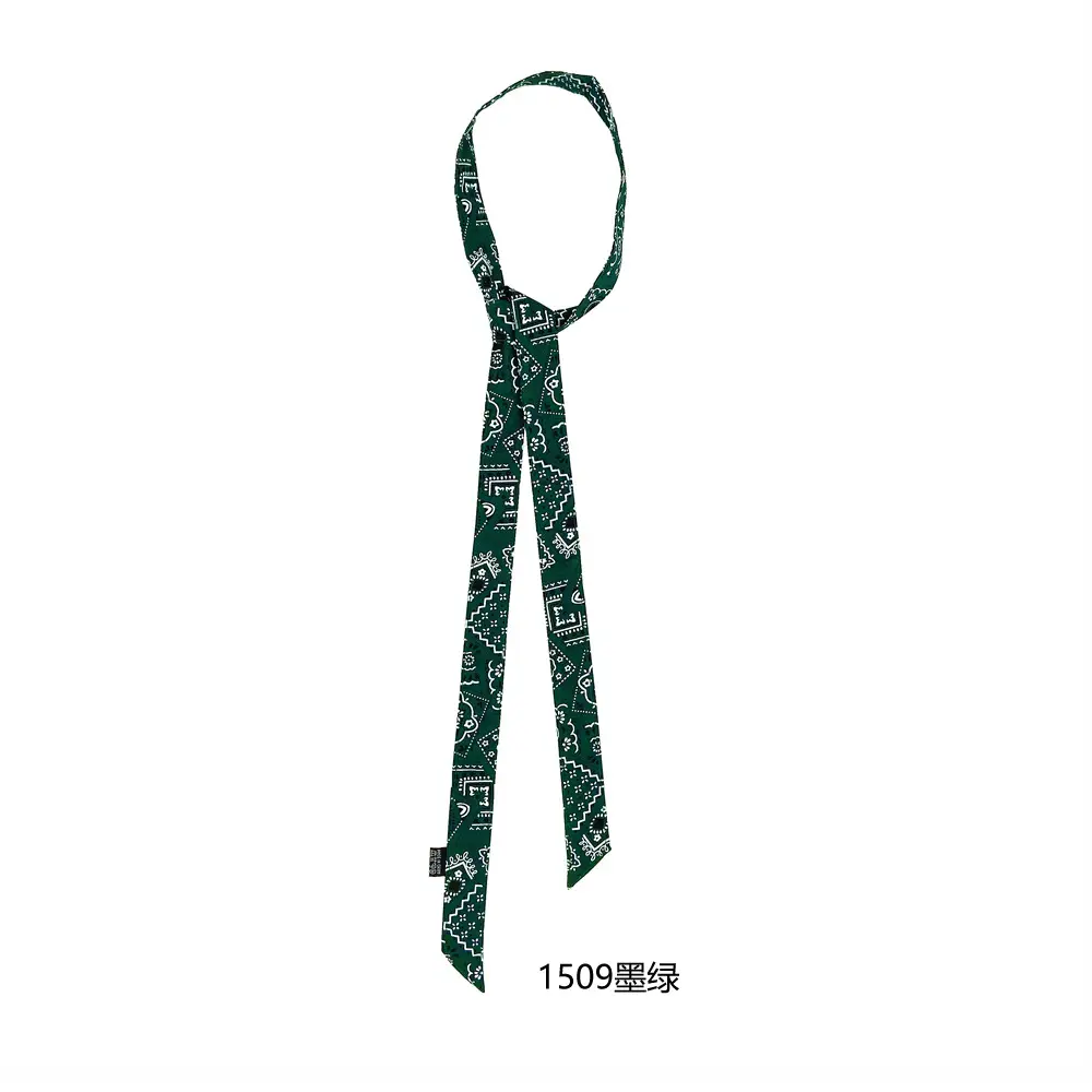 Red Printed Long Scarf for Women Wholesale - Image 7