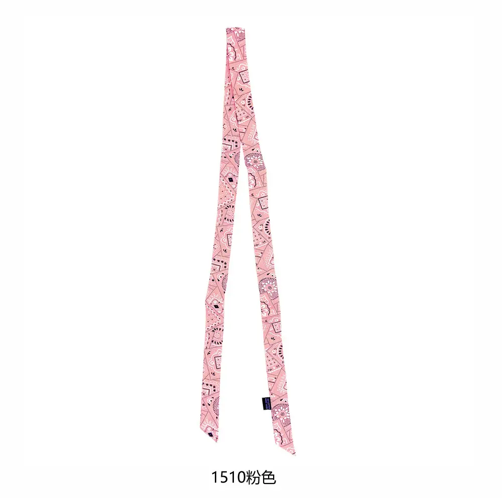 Red Printed Long Scarf for Women Wholesale - Image 8