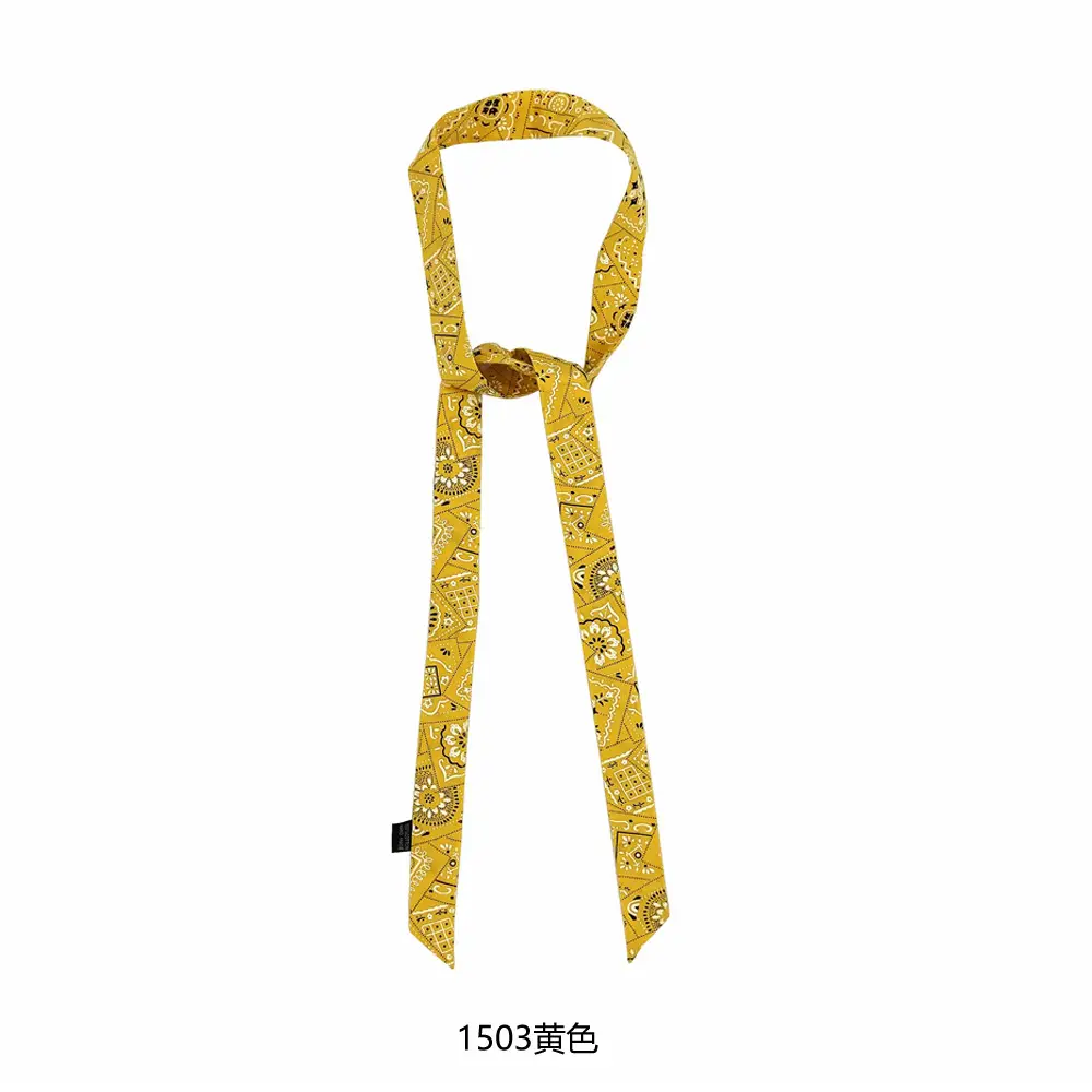 Red Printed Long Scarf for Women Wholesale - Image 2