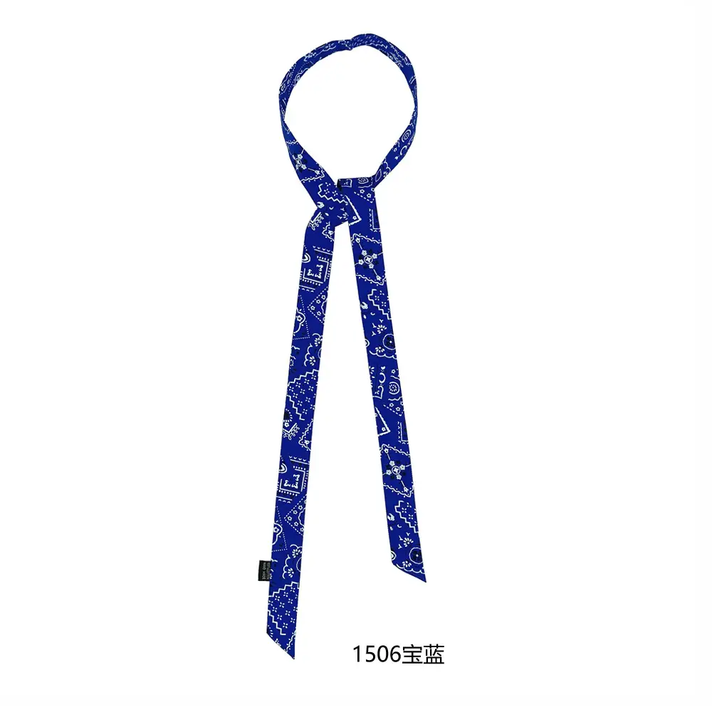 Red Printed Long Scarf for Women Wholesale - Image 5