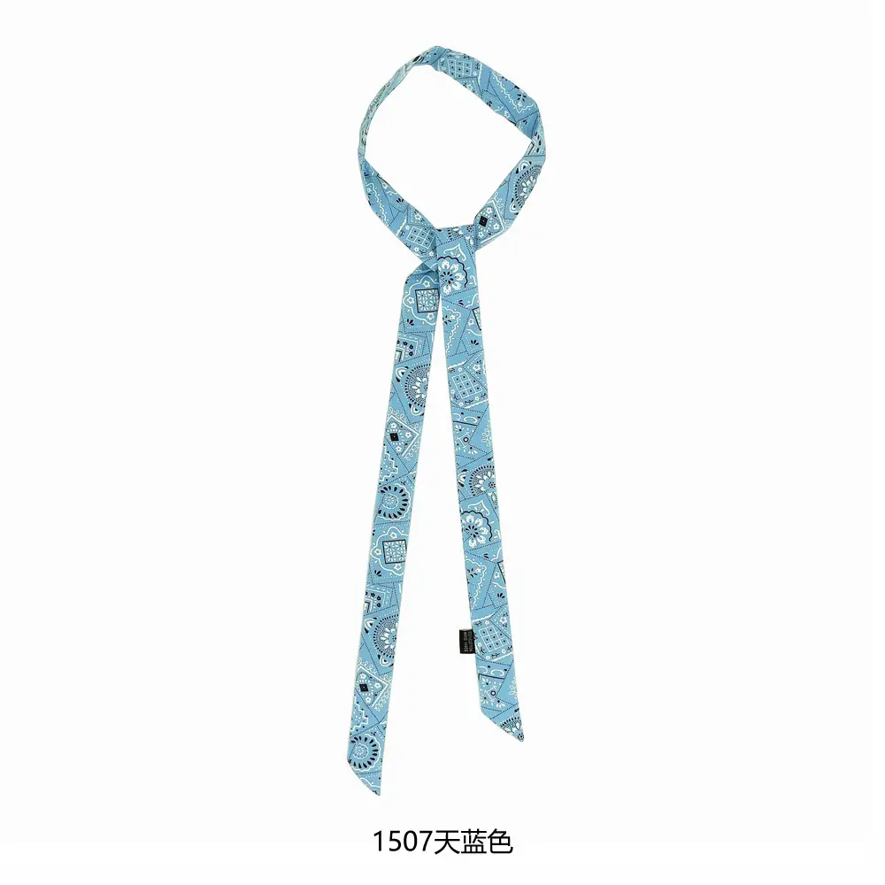 Red Printed Long Scarf for Women Wholesale - Image 6