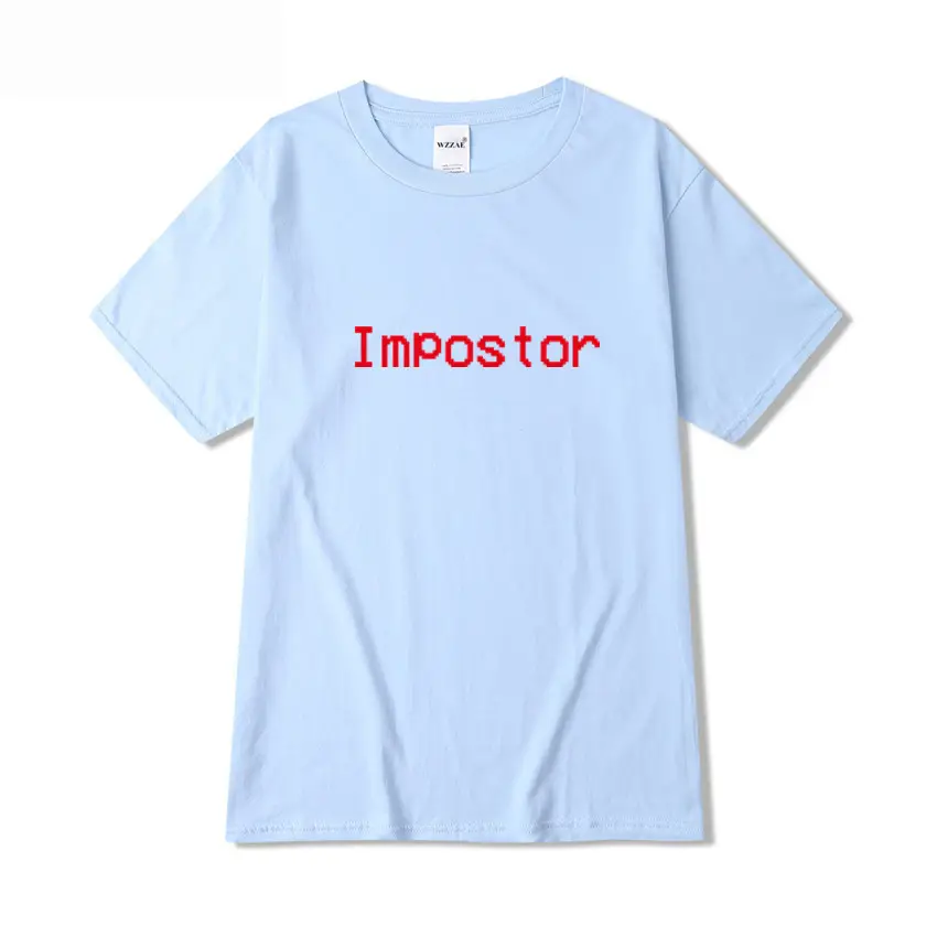 Black T-Shirt with Red "Impostor" Print - Image 7
