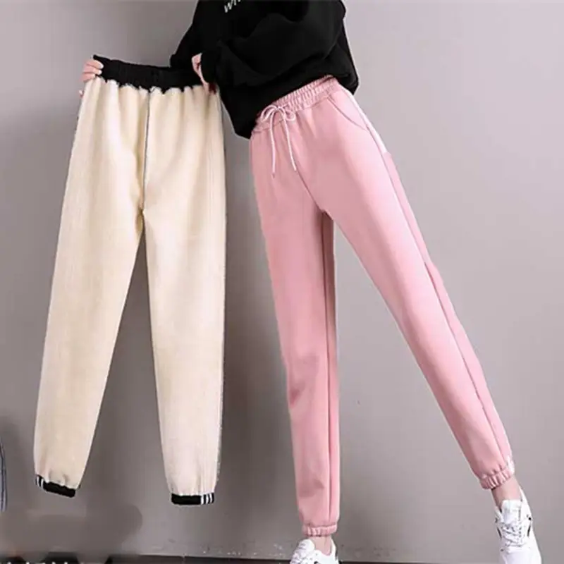 Winter Fleece Lined Thick Warm Pants for Women