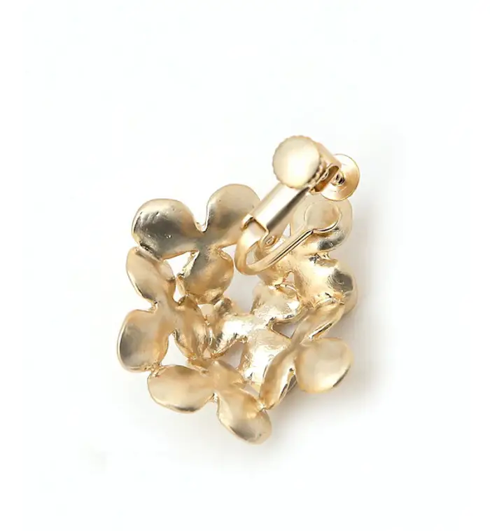 Gold Matte Hollow Flower Earrings for Women — feature 4