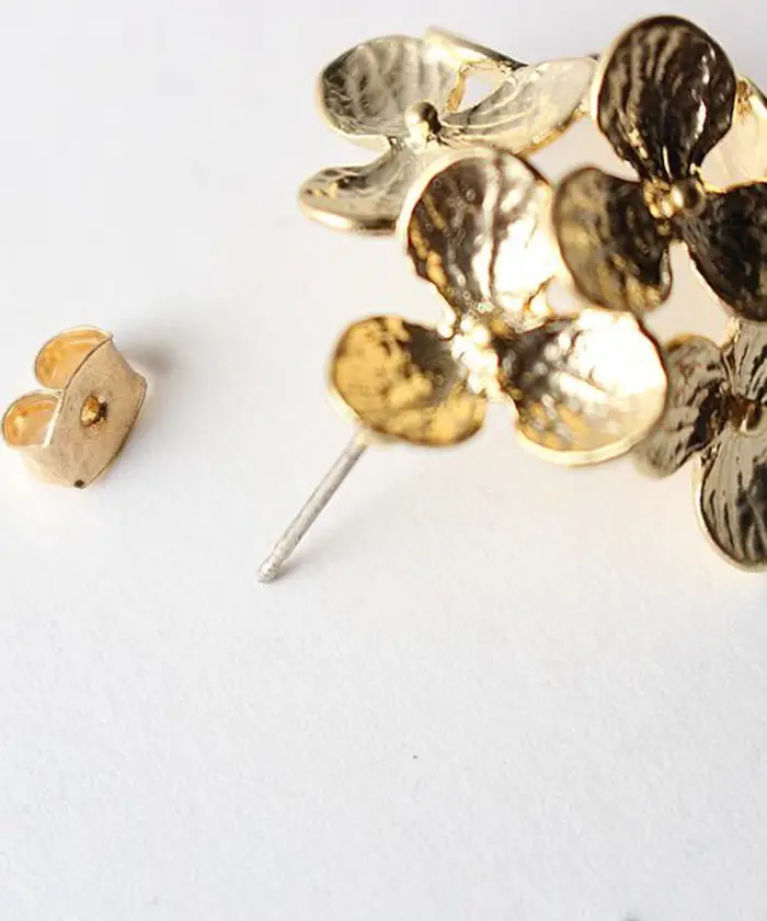 Gold Matte Hollow Flower Earrings for Women — feature 8
