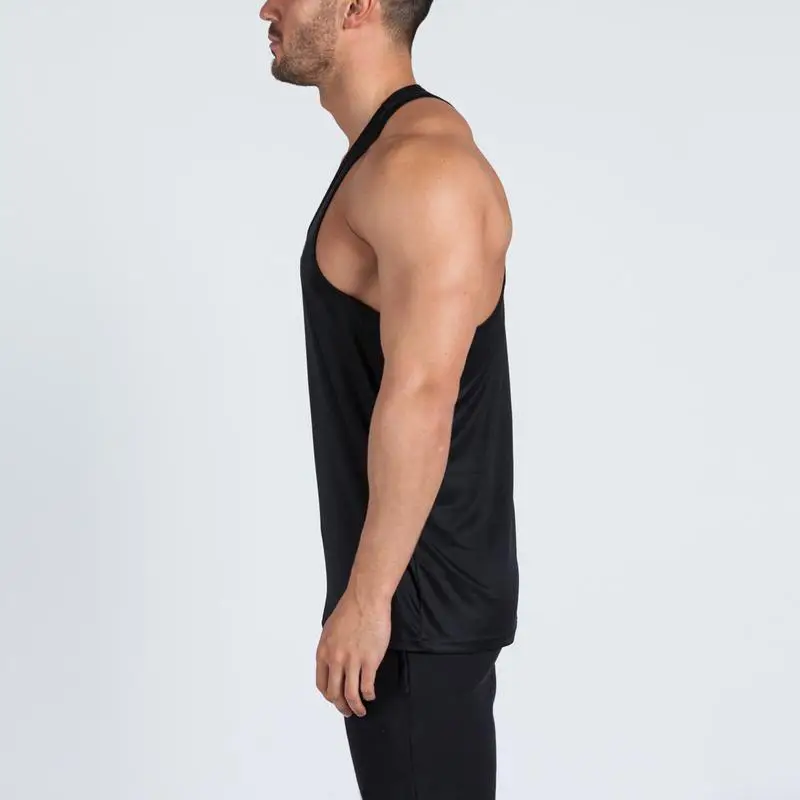 Men White Batman Muscle Vest Sleeveless Cotton Summer Fitness Vest - Image 7