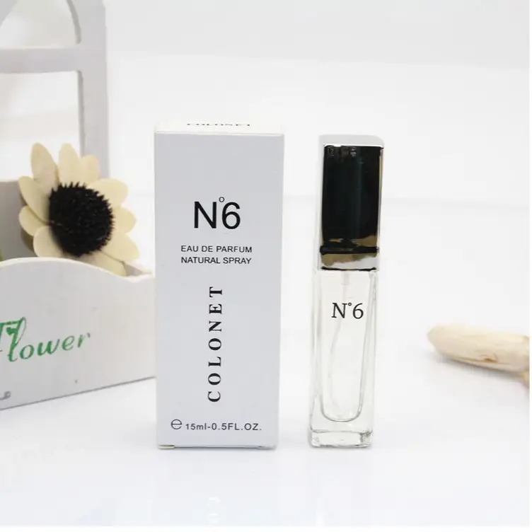 Baimeng brand N6 perfume female light fragrance 3759 generation wholesale pocket portable 15ml perfume elegant fresh