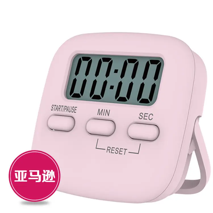 Pink Digital Kitchen Timer for Students - Image 4