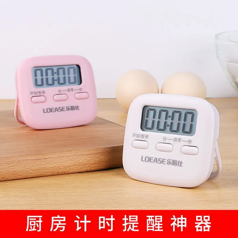 Pink Digital Kitchen Timer for Students - Image 6